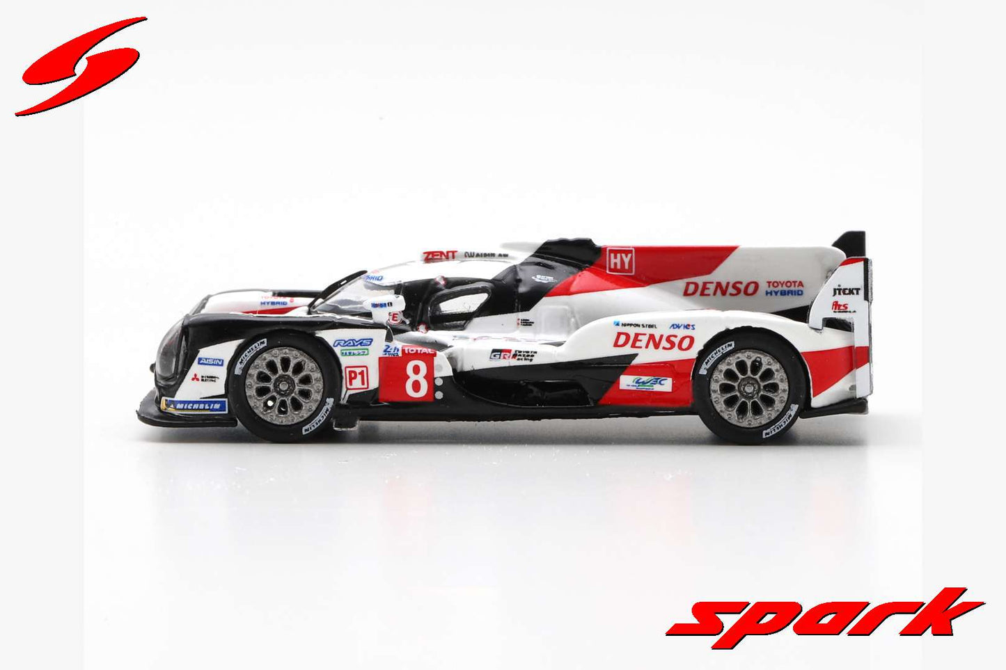 Spark 1:87 TOYOTA TS050 Hybrid #8 TOYOTA GAZOO Racing Winner 24H Le Mans 2018 S.Buemi - K.Nakajima - F.Alonso 87LM18