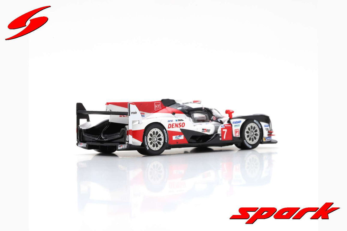 Spark 1:87 TOYOTA TS050 HYBRID #7 TOYOTA GAZOO Racing 2nd 24H Le Mans 2018 M.Conway - K.Kobayashi - J.M.Lopez 87S141