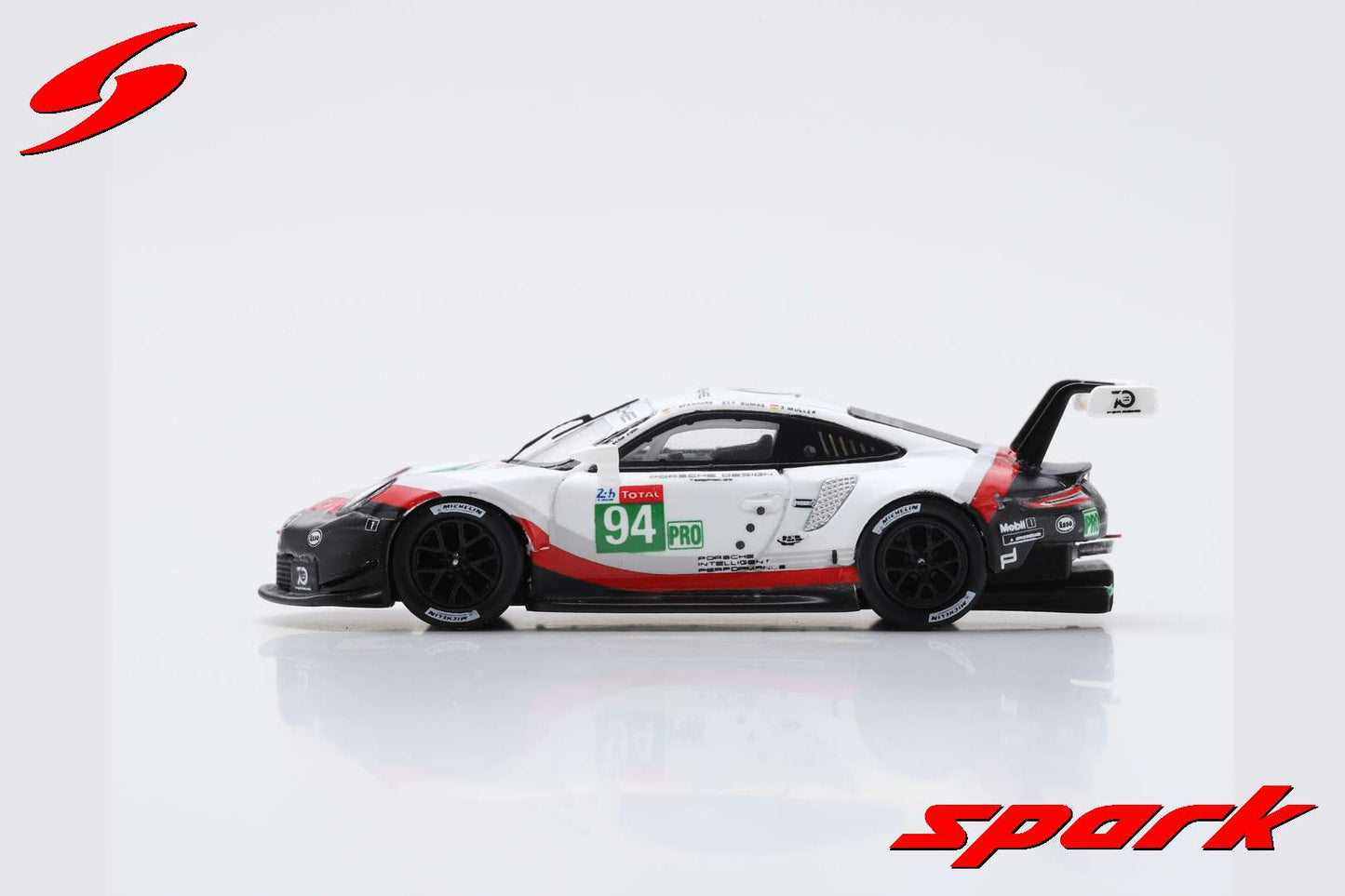 Spark 1:87 Porsche 911 RSR #94 Porsche GT Team 24H Le Mans 2018 R.Dumas - T.Bernhard - S.Muller 87S145