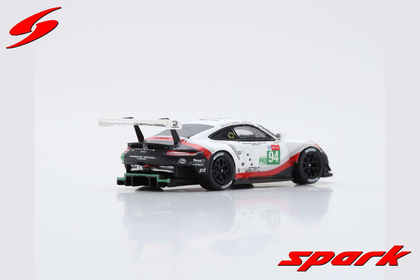 Spark 1:87 Porsche 911 RSR #94 Porsche GT Team 24H Le Mans 2018 R.Dumas - T.Bernhard - S.Muller 87S145