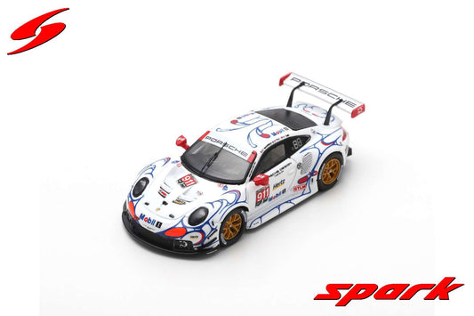 Spark 1:87 Porsche 911 RSR #911 Porsche GT Team Winner GTLM class Petit Le Mans 2018 P.Pilet - N.Tandy - F.Makowiecki 87S147