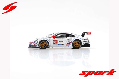Spark 1:87 Porsche 911 RSR #911 Porsche GT Team Winner GTLM class Petit Le Mans 2018 P.Pilet - N.Tandy - F.Makowiecki 87S147