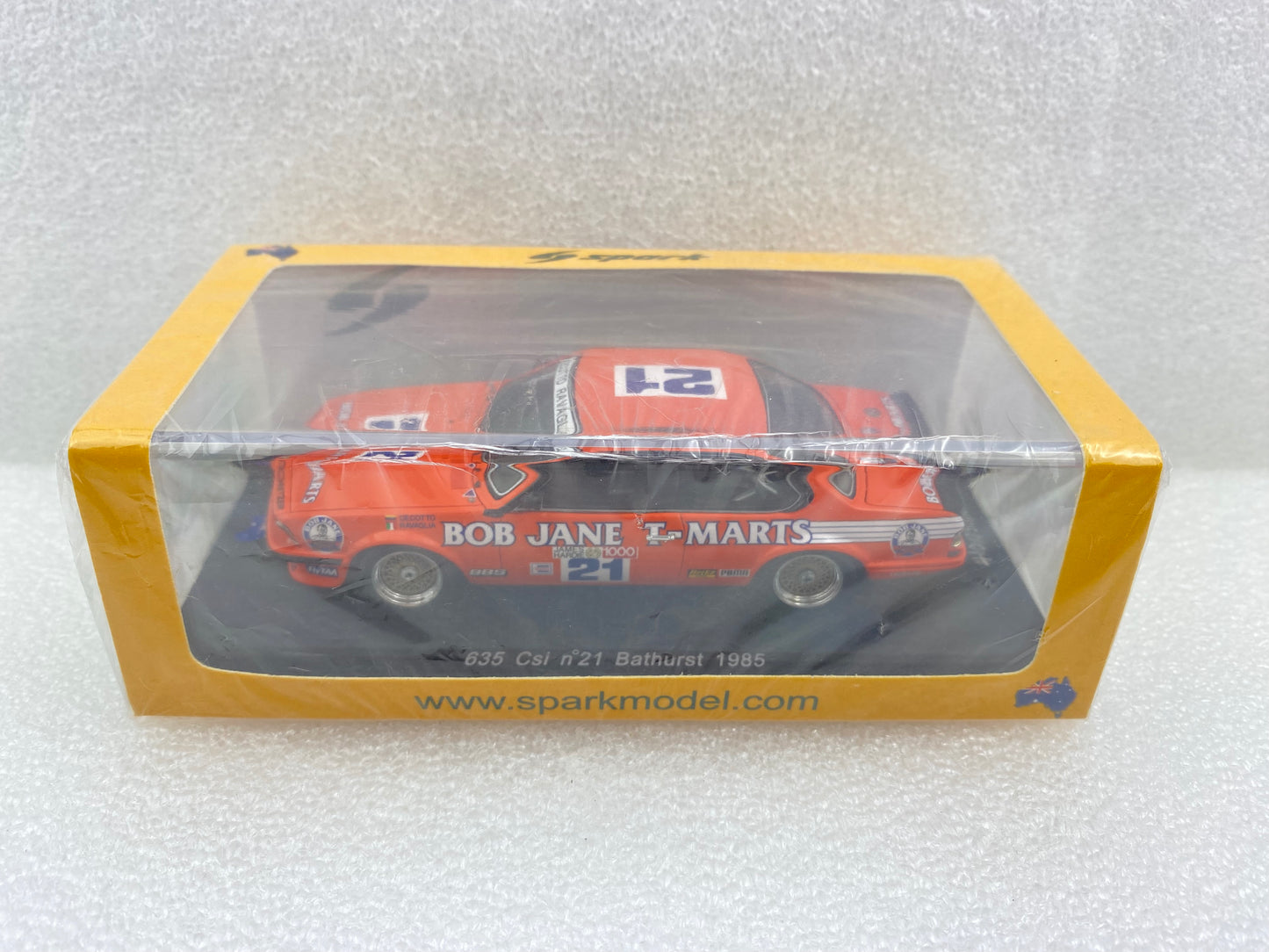 Spark 1:43 BMW 635 CSI #21 J.Cecotto/R.Ravaglia Bathurst 1985 AS016