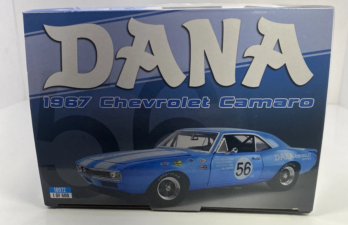 GMP 1:18 GMP 1967 Chevrolet Trans Am Camaro Z/28 - #56 Dana Chevrolet Southgate GMP-18972