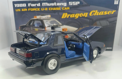GMP 1:18 1988 Ford Mustang 5.0 SSP - U.S. Air Force U-2 Chase Car - Dragon Chaser GMP-18975