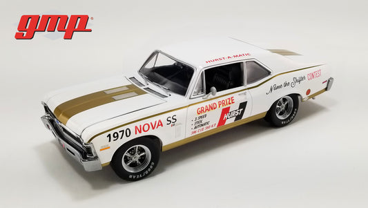 GMP 1:18 1970 Chevrolet Nova SS 54th International 500 Mile Sweepstakes Hurst Performance Grand Prize Car GMP-18982