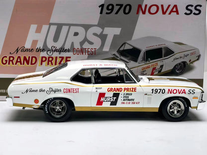GMP 1:18 1970 Chevrolet Nova SS 54th International 500 Mile Sweepstakes Hurst Performance Grand Prize Car GMP-18982