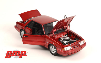 GMP 1:18 1993 Ford Mustang LX 5.0 - Electric Red with Black Interior GMP-19003