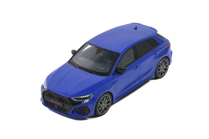GT Spirit 1:18 Audi RS 3 Sportback Performance Edition Blue 2022 GT884