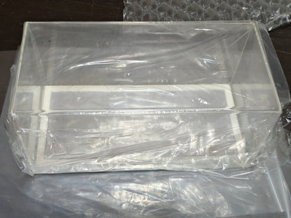 YOMA Display Case Showcase Clear Cover and Mirror White Base DB32LMW (Defective / Clearance Final Sale)