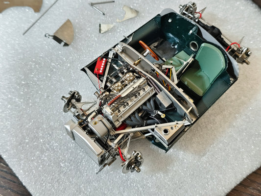 EXOTO XS 1:18 Jaguar D-Type with damaged and incomplete body (Damaged / Clearance Final Sale)