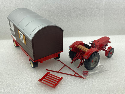 Schuco 1:32 Gueldner G75 A with trailer and balcony 450778500 (Damaged / Clearance Final Sale)