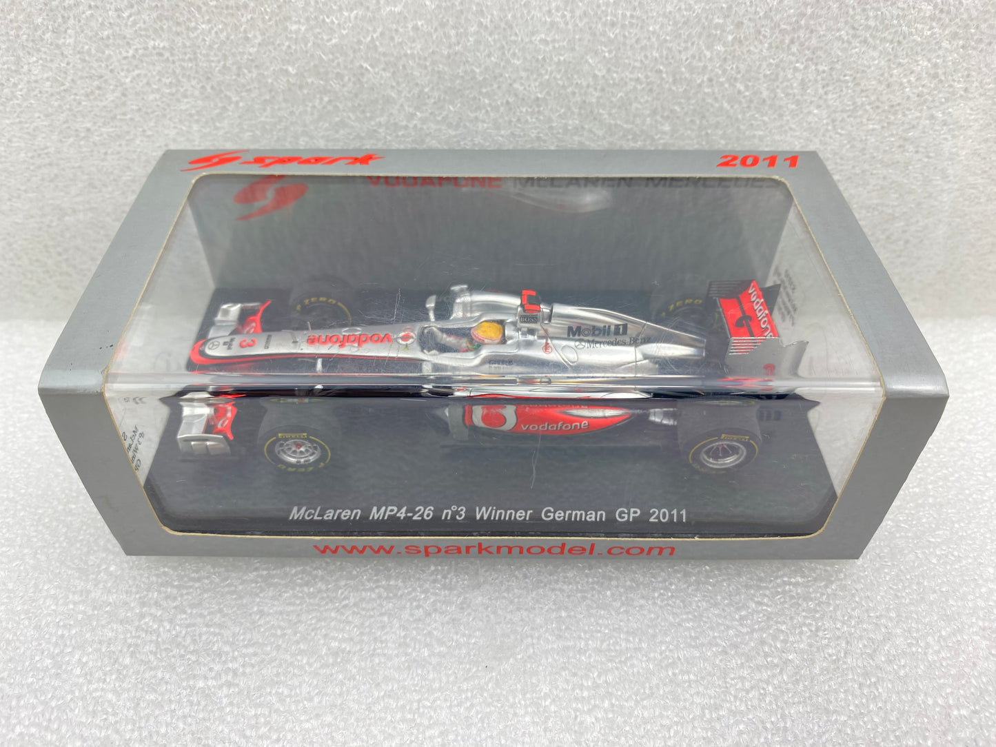Spark 1:43 McLaren MP4-26 #3 Lewis Hamilton - Winner German F1 GP 2011 S3030