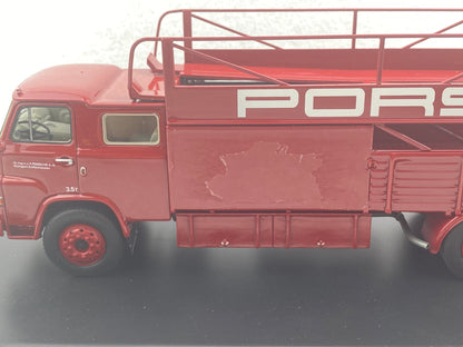 Schuco 1:43 MAN 635 Porsche Race Truck Red 450894400 (Clearance Final Sale)