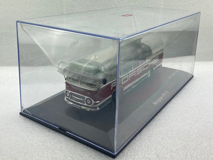 Schuco 1:43 Auwarter Neoplan FH 11 Porsche Racing Service Bus 450896600 (Damaged / Clearance Final Sale)
