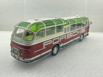 Schuco 1:43 Auwarter Neoplan FH 11 Porsche Racing Service Bus 450896600 (Clearance Final Sale)