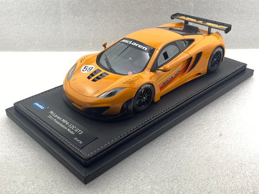 Peako 1:18 2011 McLaren MP4-12C GT3 #59 Orange 1804OR (Clearance Final Sale)