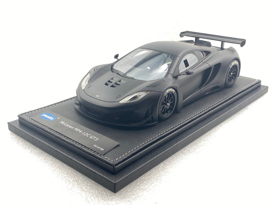 Peako 1:18 McLaren MP4-12C GT3 Matt Black 1804MB (Damaged / Clearance Final Sale)