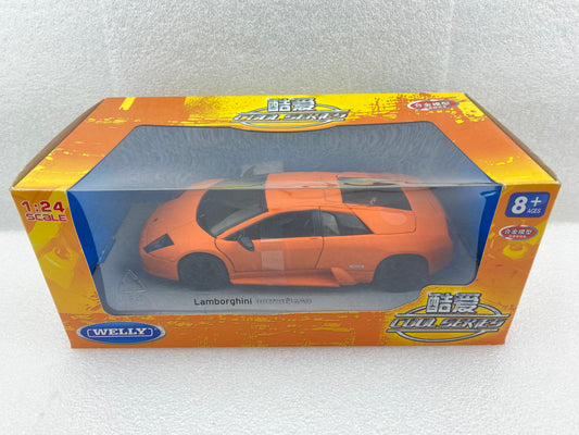 Welly 1:24 Lamborghini Murcielago Matte Orange 22438MOW (Clearance Final Sale)