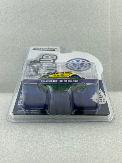 GreenLight Green Machine 1:64 Club Vee-Dub Series 16 - Classic Volkswagen Beetle - Pennzoil Racing 36070-E
