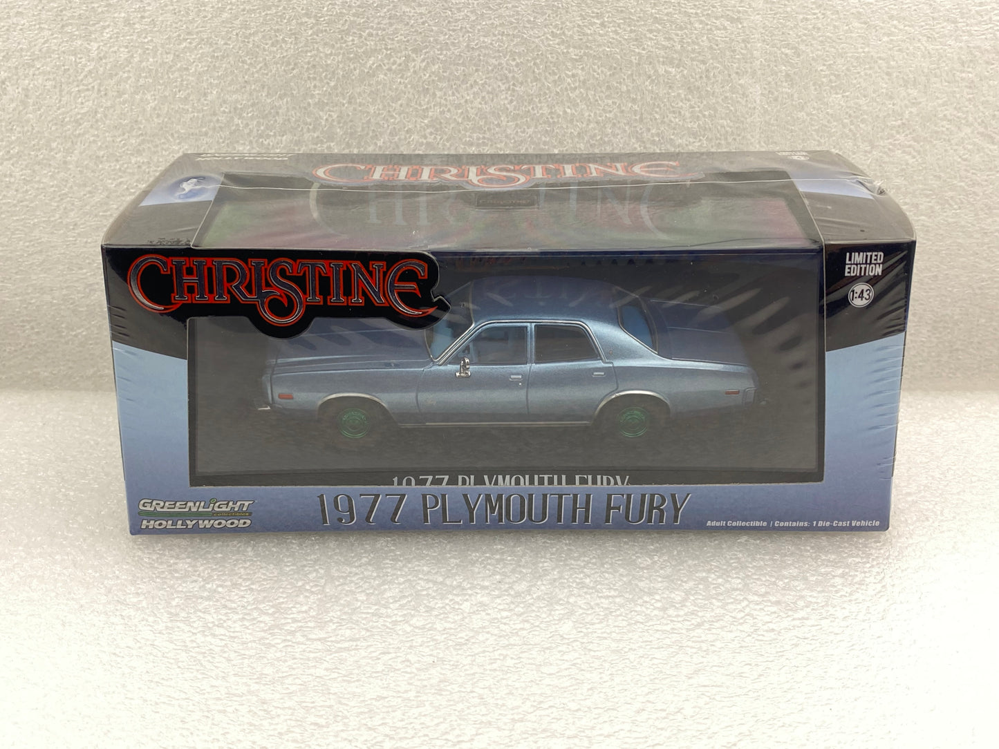 GreenLight Green Machine 1:43 Christine (1983) - Detective Rudolph Junkins 1977 Plymouth Fury 86559