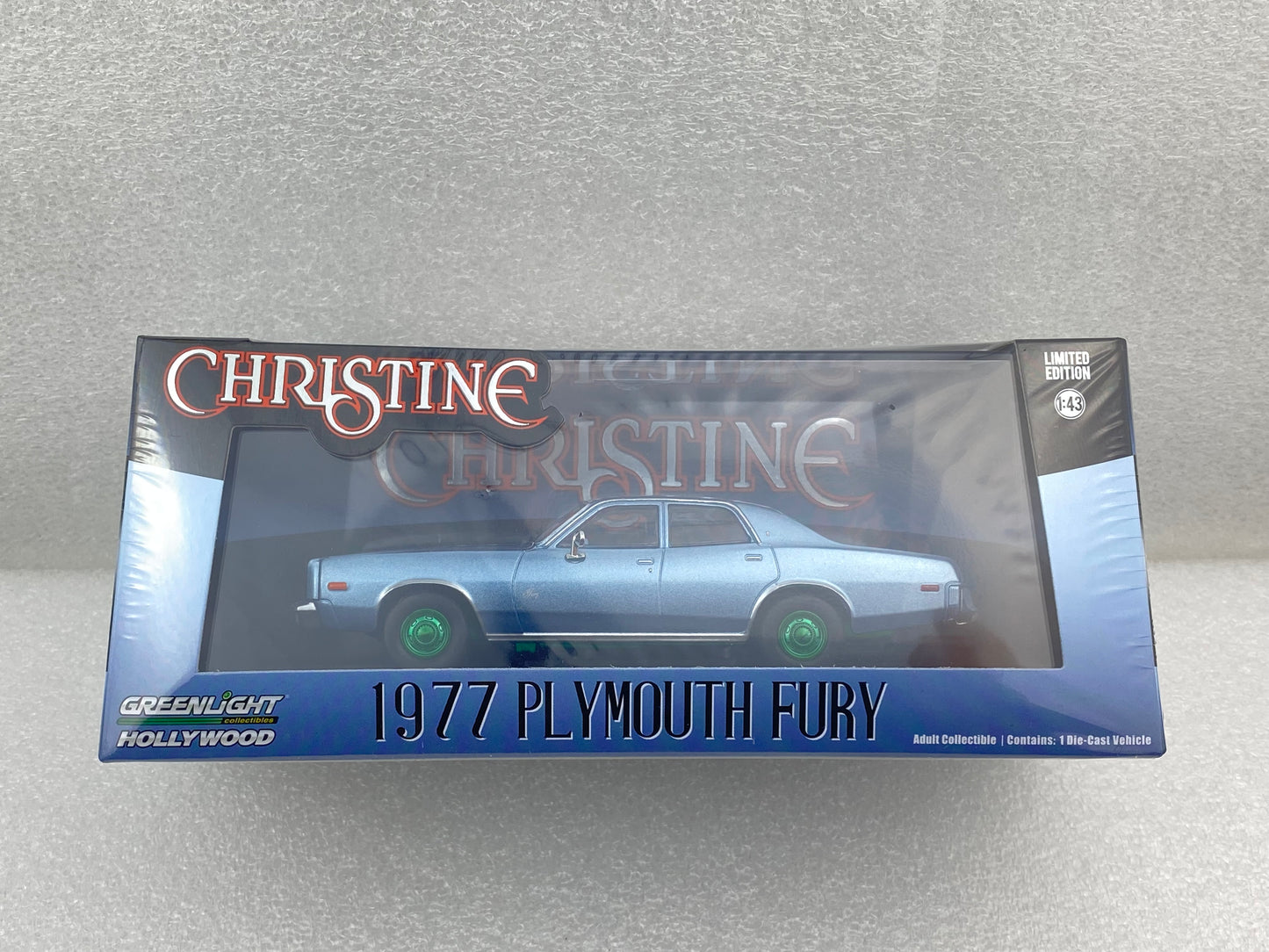 GreenLight Green Machine 1:43 Christine (1983) - Detective Rudolph Junkins 1977 Plymouth Fury 86559