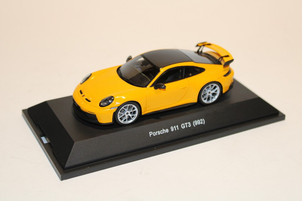 Schuco 1:43 Porsche 911 992 GT3 Yellow 450919200
