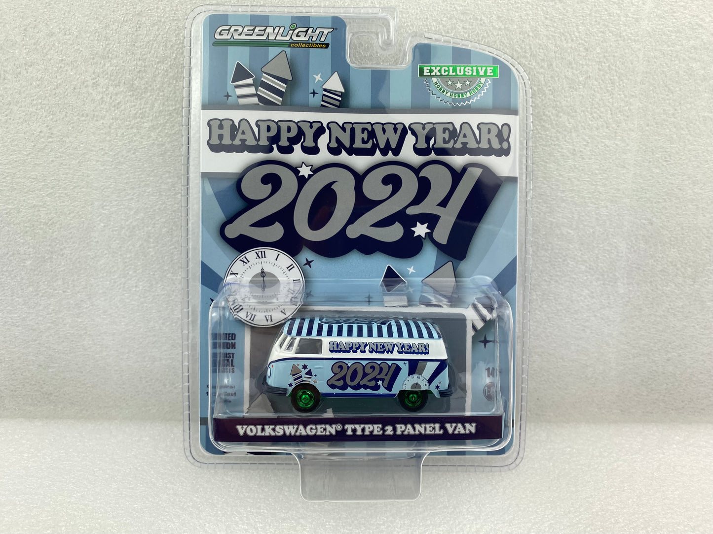GreenLight Green Machine 1:64 Volkswagen Type 2 Panel Van - New Year 2024 30478