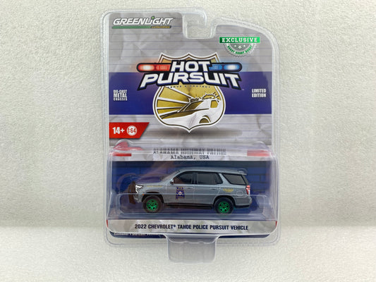 GreenLight Green Machine 1:64 Hot Pursuit - 2022 Chevrolet Tahoe Police Pursuit Vehicle (PPV) - Alabama State Trooper 30468