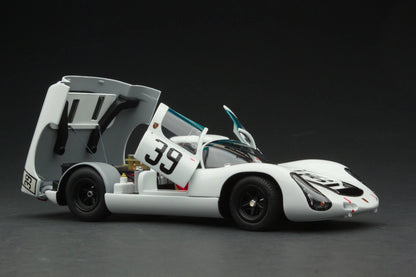 EXOTO 1:18 1967 Porsche 910 #39 Le Mans 24 Hours Udo Schutz, Joe Buzzetta Black cover MTB00062DB