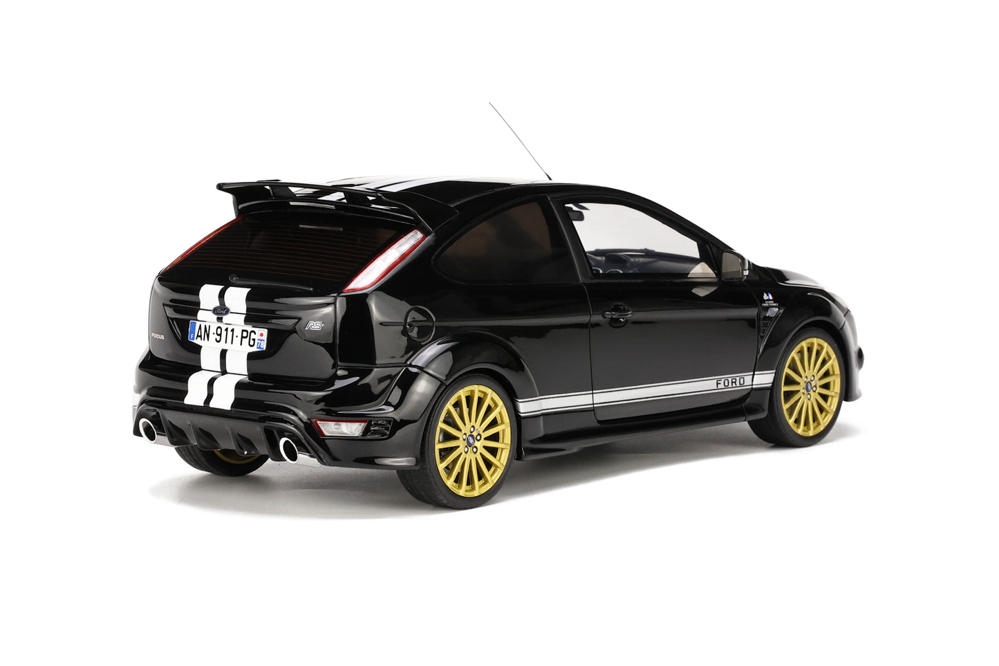 OTTO 1:18 Ford Focus Rs MK2 Le Mans 2010 Black OT1008