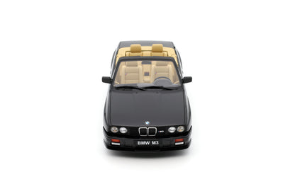 OTTO 1:18 1989 BMW E30 M3 Convertible 1989 Diamond Black Metallic 181 OT1012