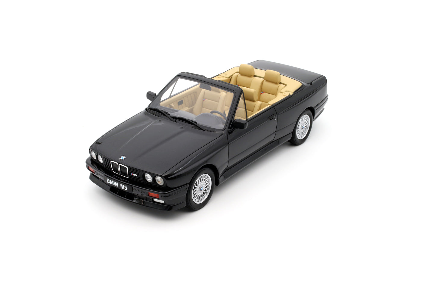 OTTO 1:18 1989 BMW E30 M3 Convertible 1989 Diamond Black Metallic 181 OT1012