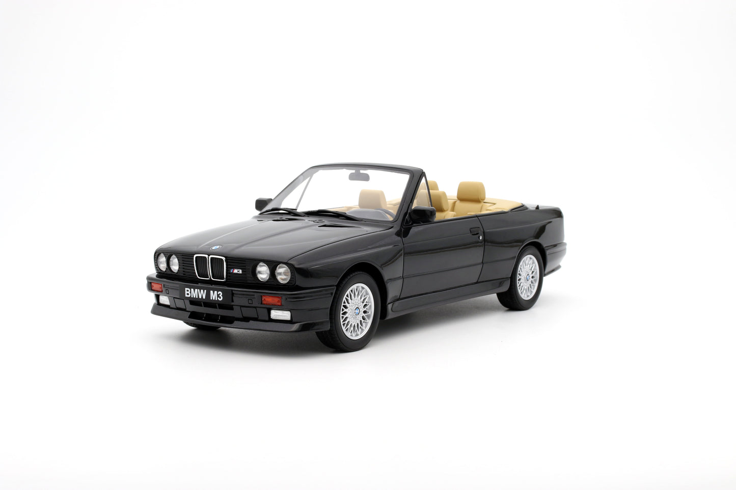 OTTO 1:18 1989 BMW E30 M3 Convertible 1989 Diamond Black Metallic 181 OT1012