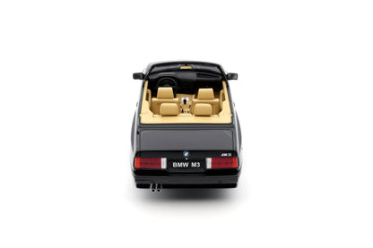OTTO 1:18 1989 BMW E30 M3 Convertible 1989 Diamond Black Metallic 181 OT1012
