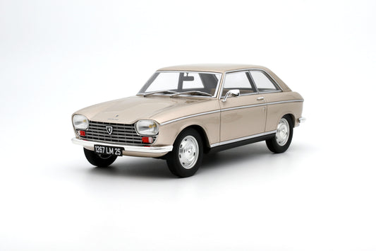 OTTO 1:18 1965 Peugeot 204 Coupe Beige Metal 1129 OT1024