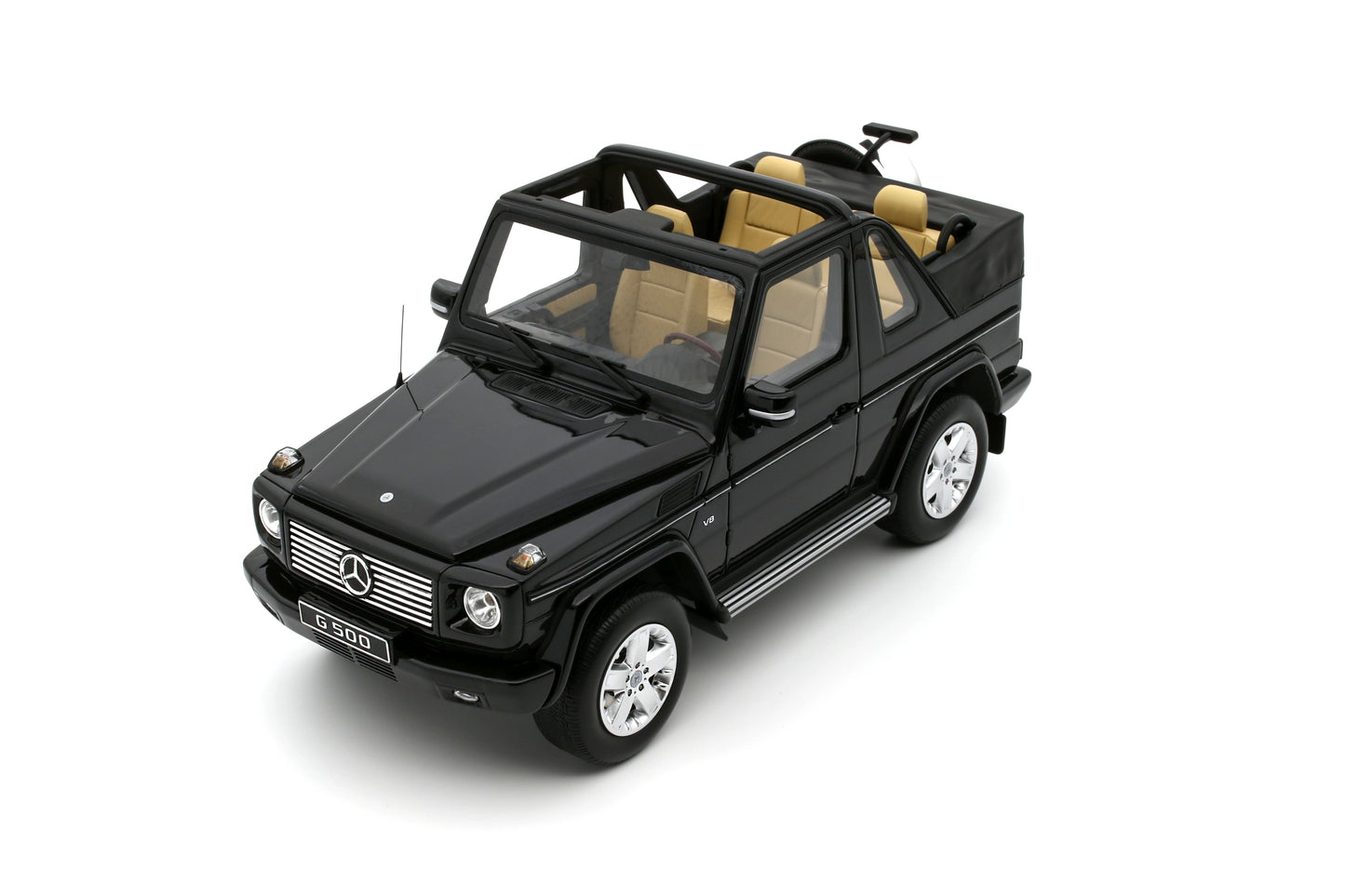 OTTO 1:18 Mercedes-Benz G500 Convertible 2007 Obsidian Black Metallic OT1040