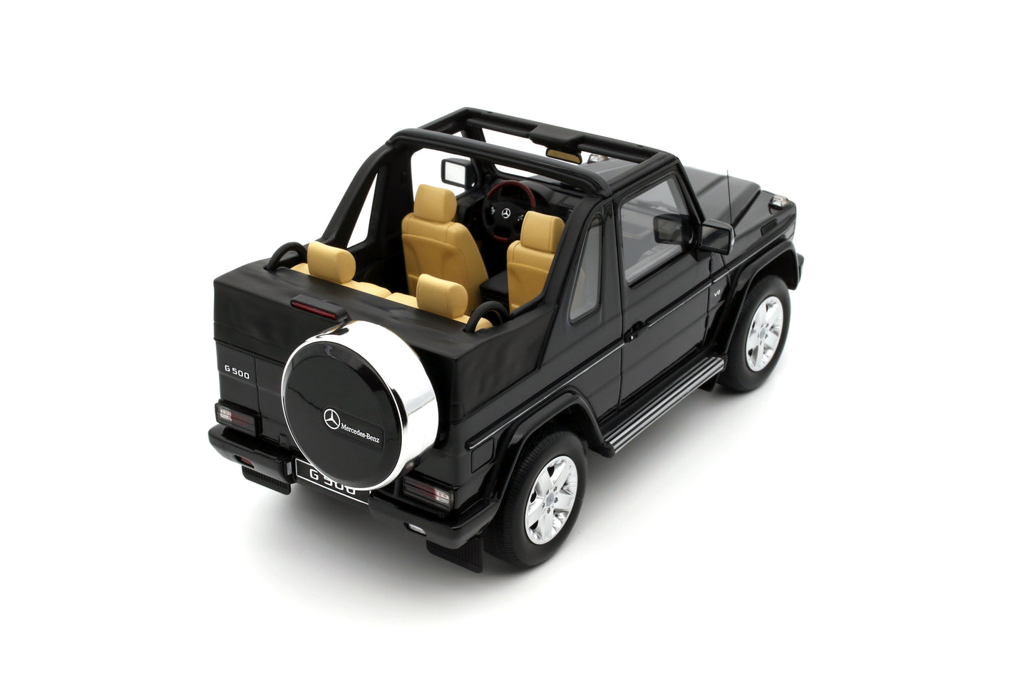 OTTO 1:18 Mercedes-Benz G500 Convertible 2007 Obsidian Black Metallic OT1040
