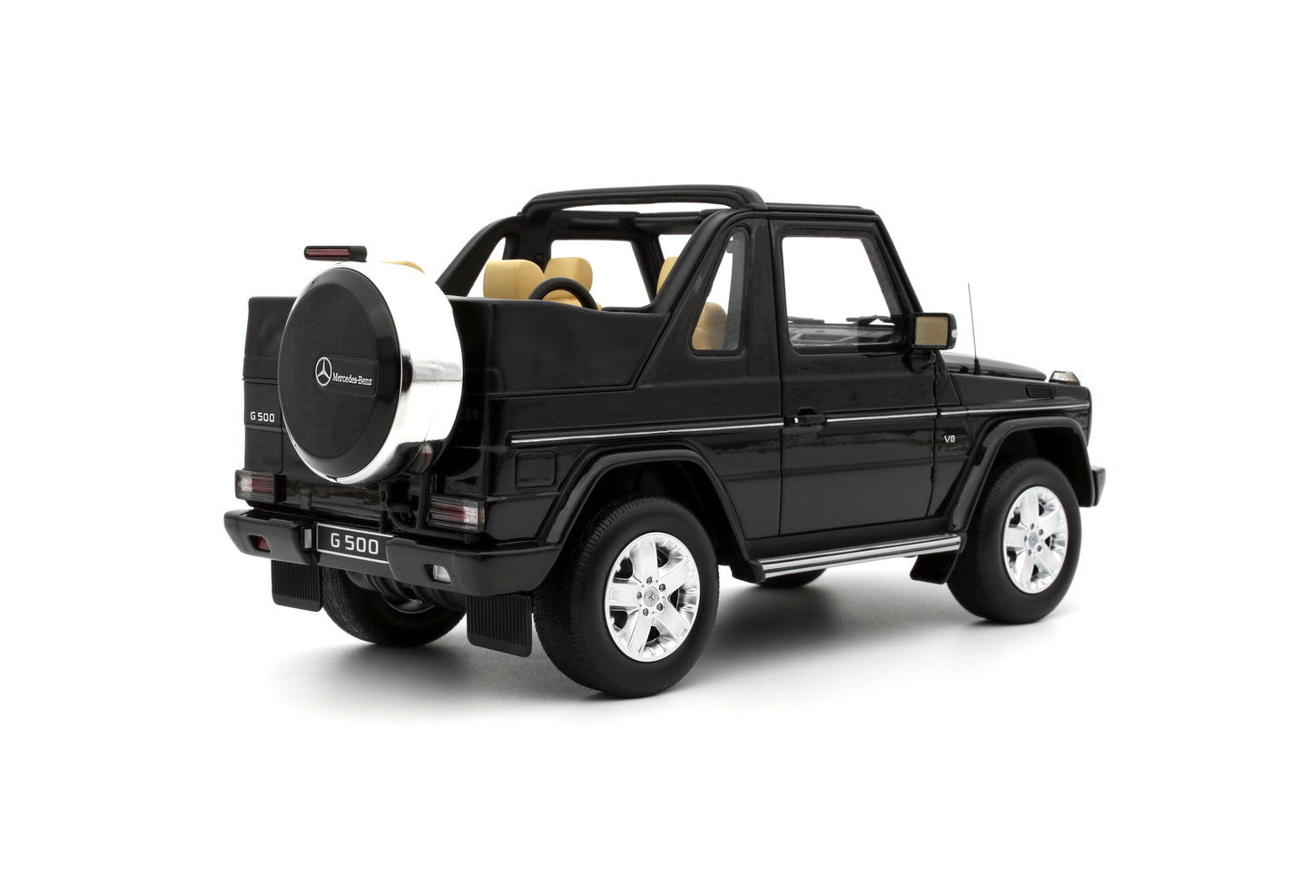 OTTO 1:18 Mercedes-Benz G500 Convertible 2007 Obsidian Black Metallic OT1040