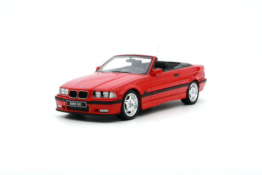 OTTO 1:18 1995 BMW E36 M3 Convertible Bright Red 308 OT1048