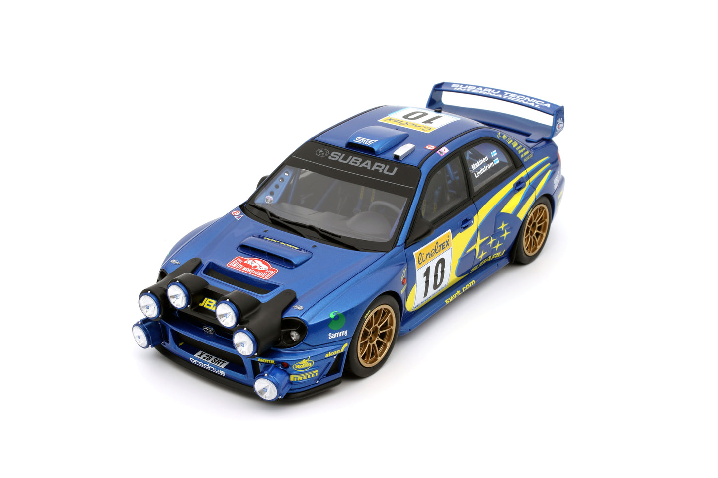 OTTO 1:18 Subaru Impreza 2002 WRC Rally Monte Carlo #10 T.Makinen OT784