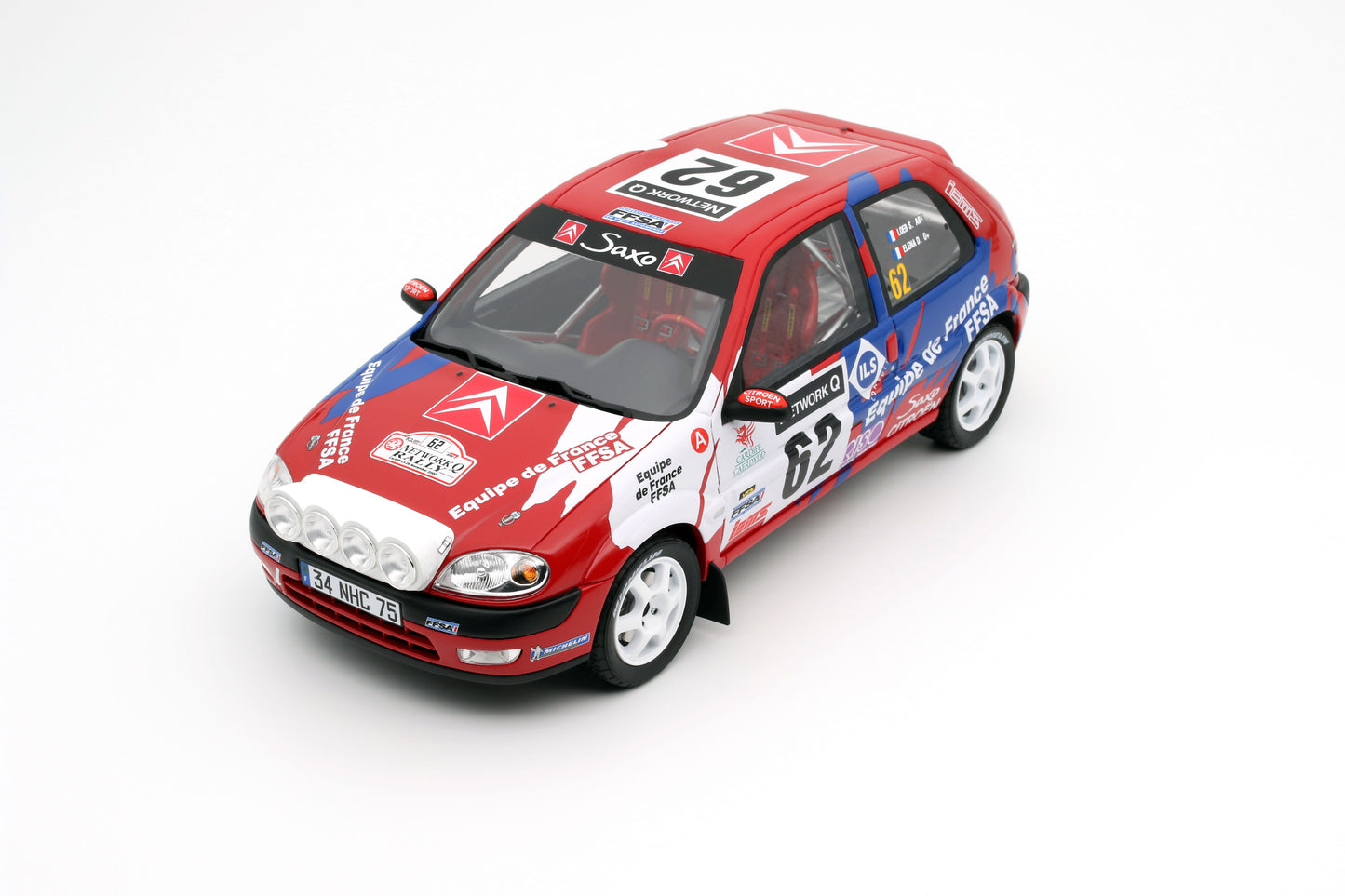 OTTO 1:18 Citroen Saxo Vts S.Loeb #62 Rac Rally 2000 OT978