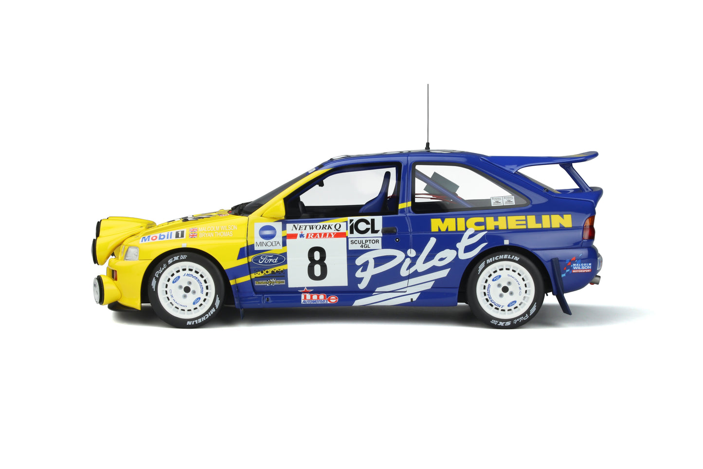 OTTO 1:18 Ford Escort Cosworth Gr.A #8 RAC Rally 1993 OT994