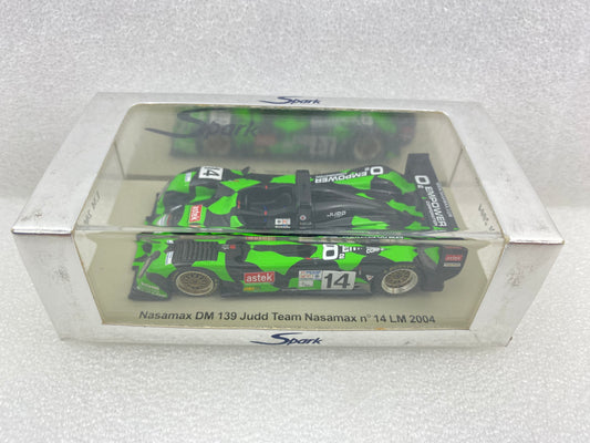 Spark 1:43 Nasamax DM 139 Judd N.#14 R.Stirling/W.Lupberger/K.McGarrity - 17th Le Mans 2004 S0054