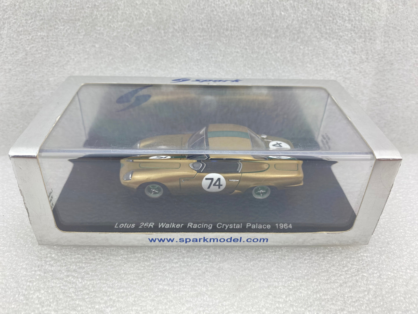 Spark 1:43 Lotus 26R #74 Tommy Weber - Walker Racing Crystal Palace 1964 S0267