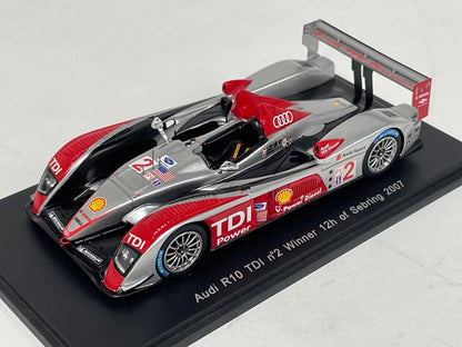 Spark 1:43 Audi R10 TDI #2 Winner 12 Hours of Sebring 2007 S0680