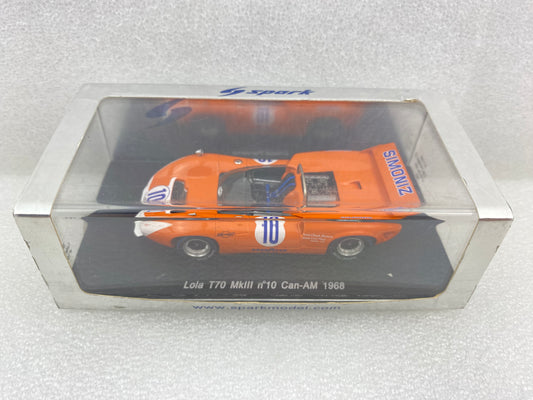 Spark 1:43 Lola T70 MK3 #10 C.Parsons Can-Am 1968 S1146