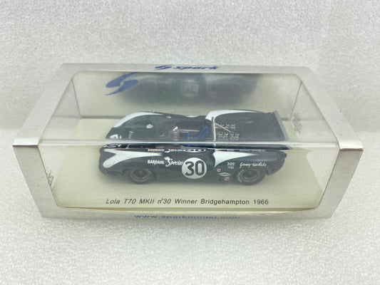 Spark 1:43 Lola T70 MK2 #30 Winner Bridgehampton 1966 S1147