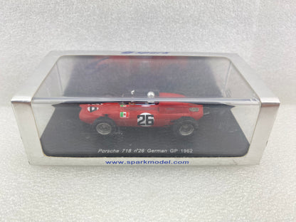 Spark 1:43 Porsche 718 #26 Nino Vaccarella - German GP 1962 S1863