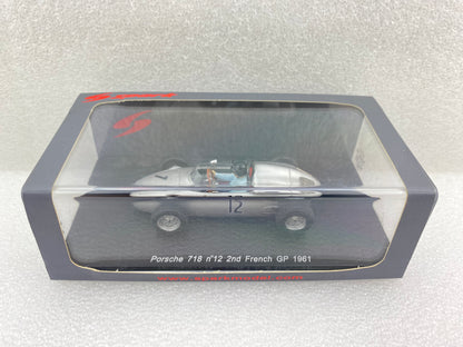 Spark 1:43 Porsche 718 #12 Dan Gurney - 2nd French GP 1961 S1865